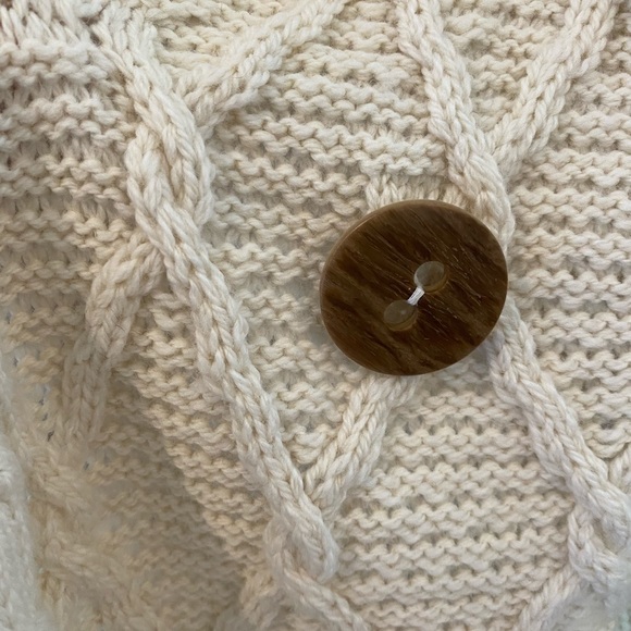 ARAN Wool Cardigan - Picture 3 of 4
